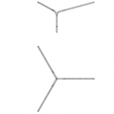 К6-1,0-1,5-1-1 кронштейн трехрожковый